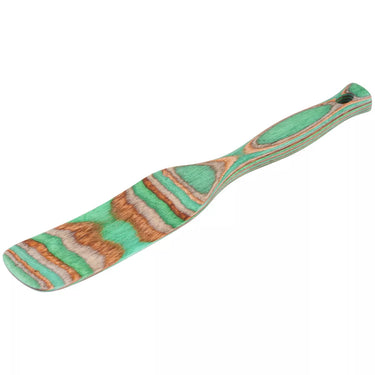 Island Bamboo Pakkawood 11-Inch Spurtle (Mint)