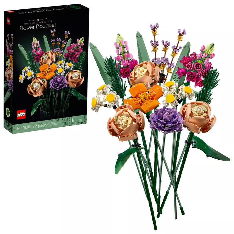 Load image into Gallery viewer, LEGO Icons Flower Bouquet Botanical Collection Building Set
