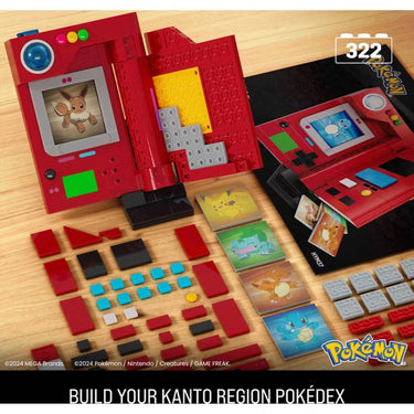 MEGA Pokémon Kanto Region Pokédex Building Kit