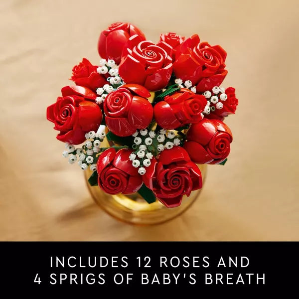 Load image into Gallery viewer, LEGO Icons Bouquet of Roses Build and Display Set
