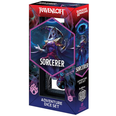 Sirius Dice: Dungeons & Dragons Adventure Dice Set - Sorcerer - Purple (14)