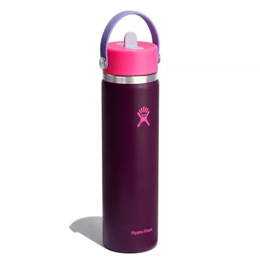 Hydro Flask 24oz Wide Mouth Flex Straw Water Bottle (Sugar Plum)