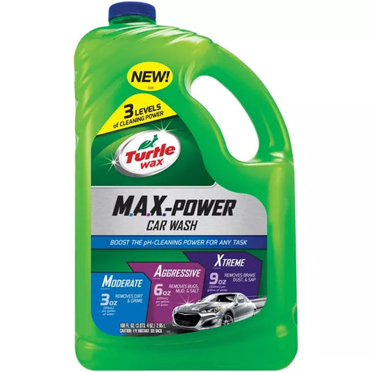 Turtle Wax MAX-Power Car Wash 100 Oz