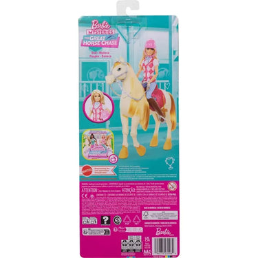Barbie Mysteries: The Great Horse Chase Barbie “Malibu” Doll With Riding Clothes & Accessories