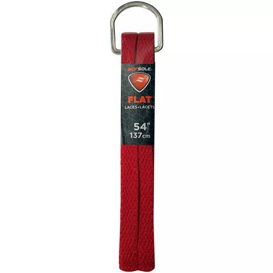 Sof Sole Athletic Flat Shoe Laces 54" Red