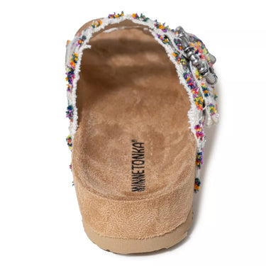 Minnetonka Women's Georgine Slide Sandals (Fiesta Stripe) Size 9