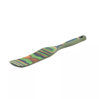 Island Bamboo Pakkawood 11-Inch Spurtle (Peacock)