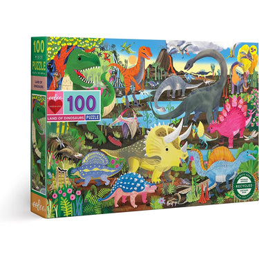 Land of Dinosaurs - 100 Piece Jigsaw Puzzle