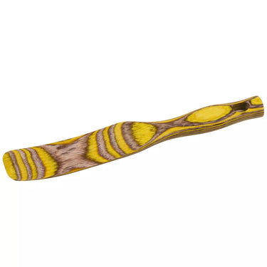 Island Bamboo Pakkawood 11-Inch Spurtle (Lemon)