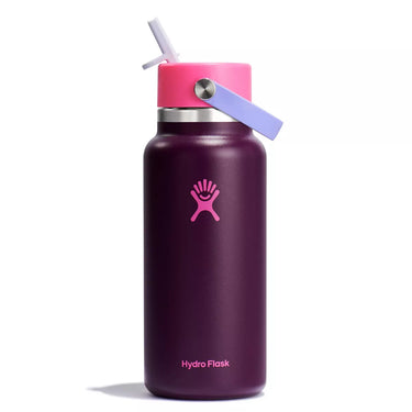 Hydro Flask 32oz Wide Mouth Flex Straw Water Bottle (Sugarplum)