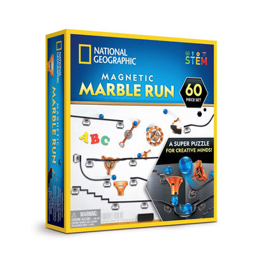 National Geographic 60-Piece Magnetic Marble Run