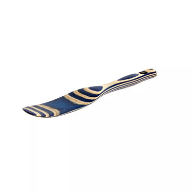 Island Bamboo Pakkawood 9-Inch Spurtle (Blue)