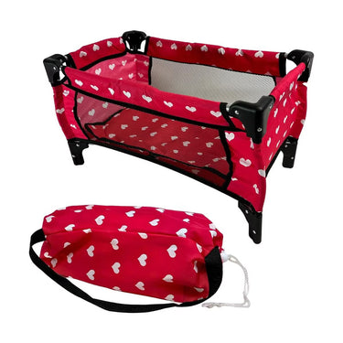 The New York Doll Collection Baby Doll Crib Set Pink Hearts 3 out of 5 stars with 4 reviews 4