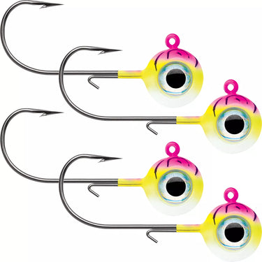 VMC 3/8 oz. Neon Moon Eye Jig (Pink Fire UV)