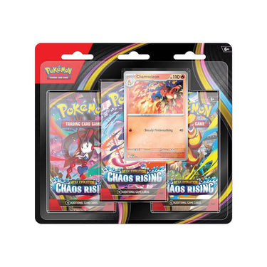 Pokémon Trading Card Game: Mega Evolution Chaos Rising Three-Booster Blister