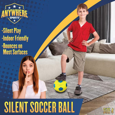 Anywhere Sports: Silent Soccer Ball - 8"