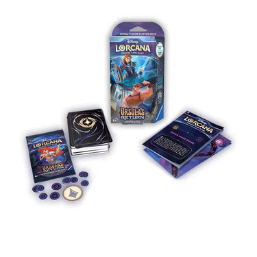Disney Lorcana Trading Card Game: Ursula's Return Sapphire and Steel Starter Deck