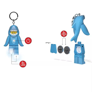 LEGO Minifigures Keychain Light - Shark Suit Guy