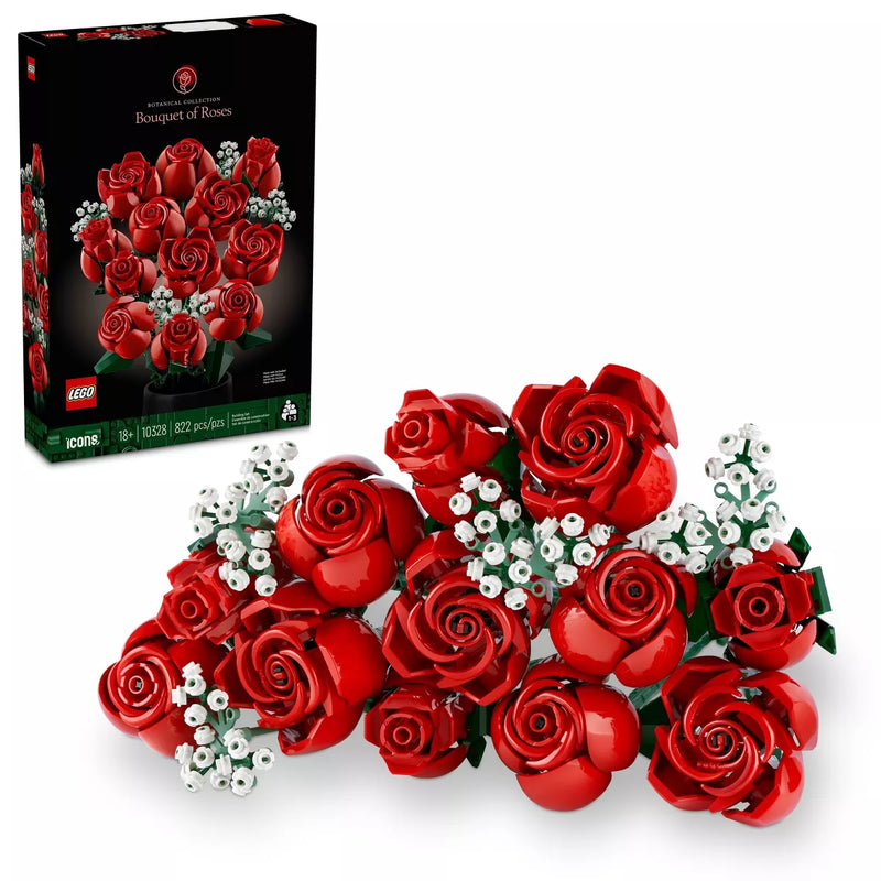 Load image into Gallery viewer, LEGO Icons Bouquet of Roses Build and Display Set
