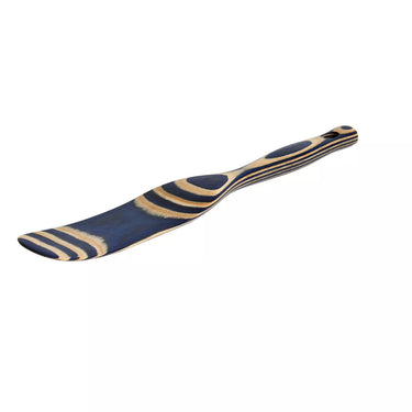 Island Bamboo Pakkawood 11-Inch Spurtle (Blue)