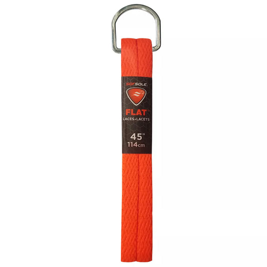 Sof Sole Athletic Flat Shoe Laces 45" Neon Orange