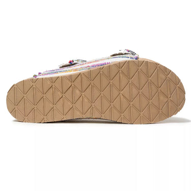 Minnetonka Women's Georgine Slide Sandals (Fiesta Stripe) Size 9