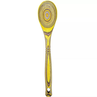 Island Bamboo Pakkawood 12-Inch Spoon (Lemon)