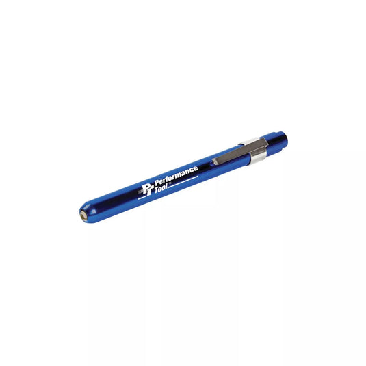 Performance Tool Blue LED Pen Light AAA Battery