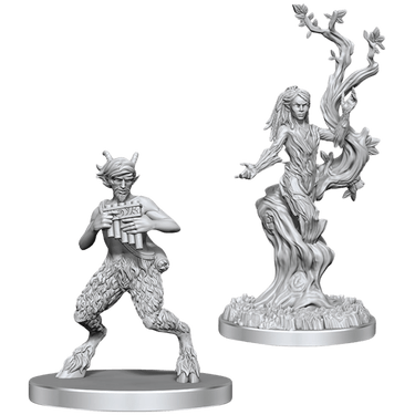 Dungeons & Dragons: Nolzur's Marvelous Miniatures - Satyr & Dryad (Unpainted)