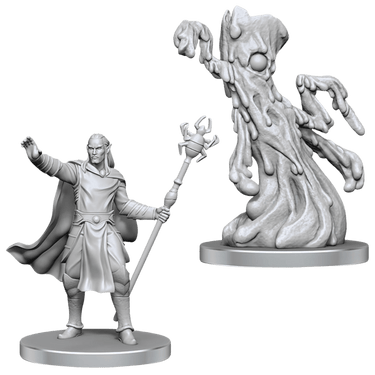 Dungeons & Dragons: Nolzur's Marvelous Miniatures - Drow Mage & Yochlol (Unpainted)