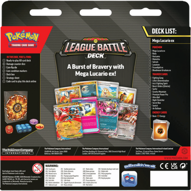 Pokemon: Mega Lucario ex - League Battle Deck