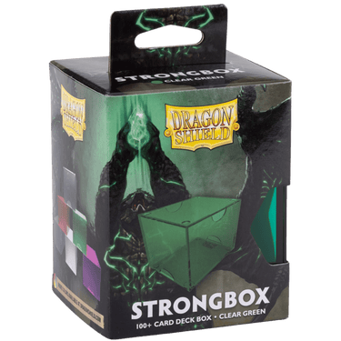 Dragon Shield: Strong Box - 100+ Card Deck Box - Clear Green