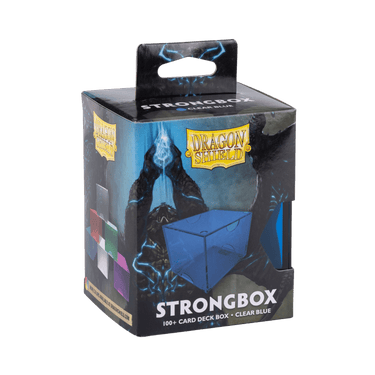 Dragon Shield: Strong Box - 100+ Card Deck Box - Clear Blue