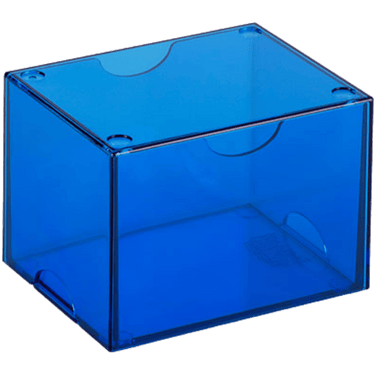 Dragon Shield: Strong Box - 100+ Card Deck Box - Clear Blue