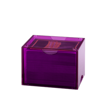 Dragon Shield: Strong Box - 100+ Card Deck Box - Clear Purple