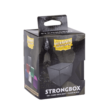 Dragon Shield: Strong Box - 100+ Card Deck Box - Clear Black