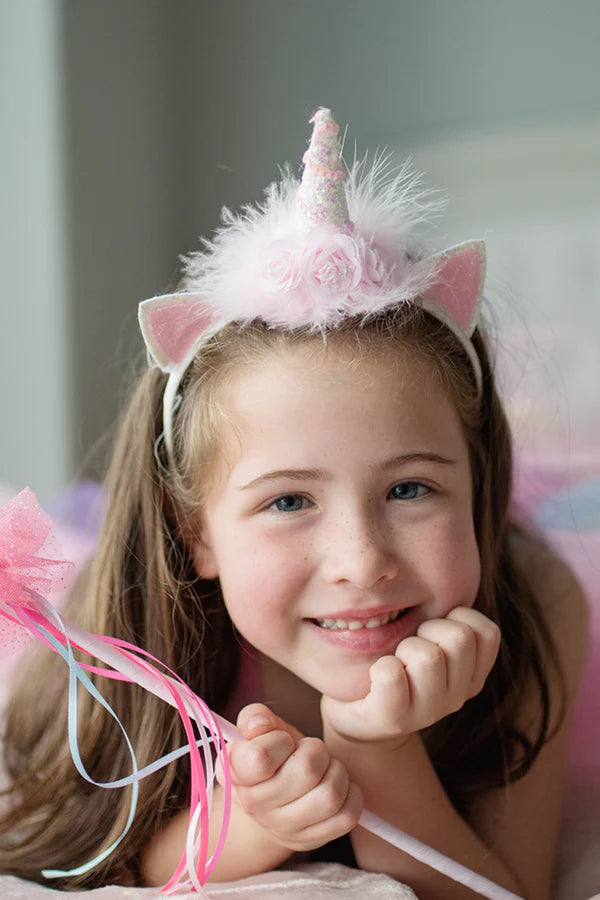 Load image into Gallery viewer, Unicorn Flower Headband
