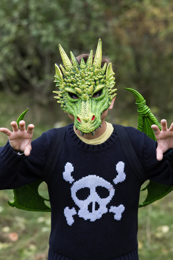 Load image into Gallery viewer, Green Dragon Mask
