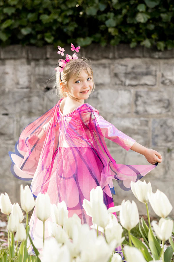 Load image into Gallery viewer, Butterfly Twirl Dress with Wings
