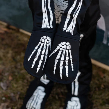 Glow in the Dark Skeleton Shirt, Pants & Mask - Size 5-6