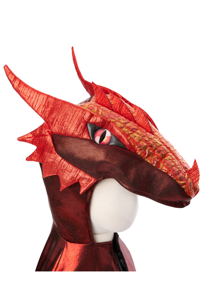 Load image into Gallery viewer, Ruby The Metallic Dragon Cape
