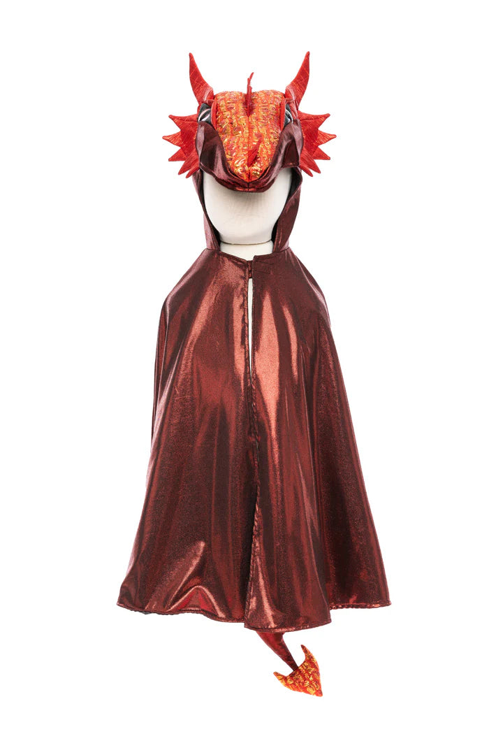 Load image into Gallery viewer, Ruby The Metallic Dragon Cape
