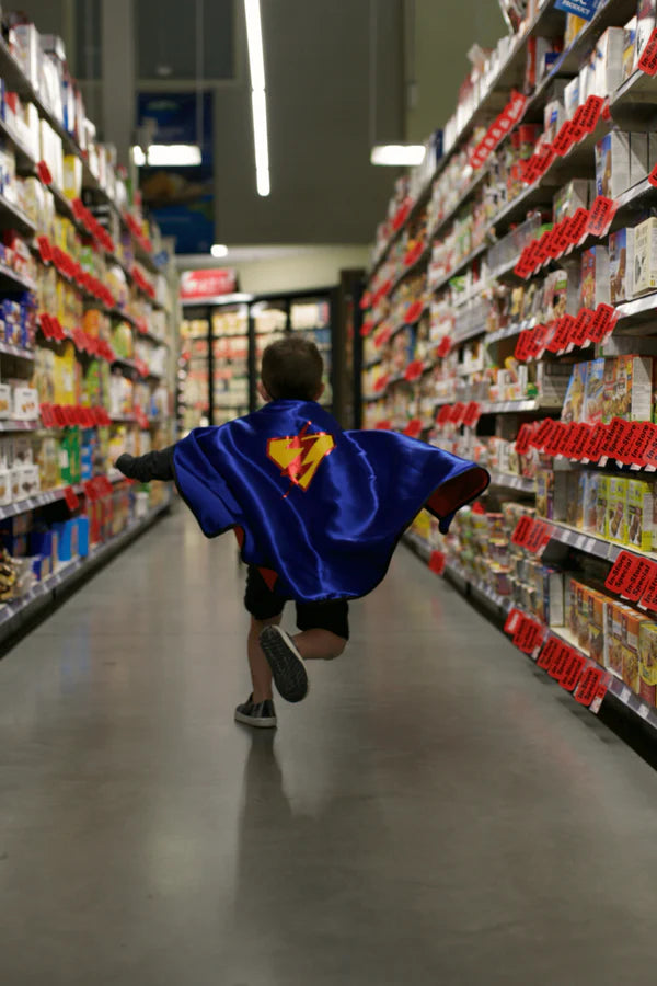 Load image into Gallery viewer, Superhero Reversible Adventure Cape with Mask
