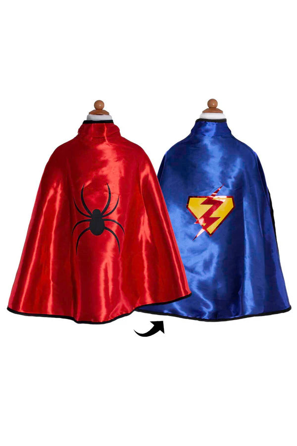 Load image into Gallery viewer, Superhero Reversible Adventure Cape with Mask
