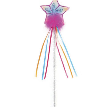 Glitter Rainbow Wand Hot Pink