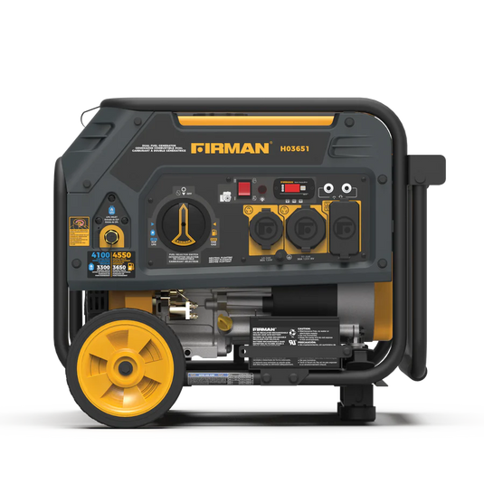 Firman Power Equipment H03651 3650 Watt Dual Fuel Portable Generator Black 1
