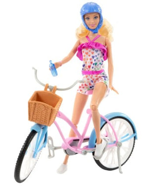 Barbie Doll and Bike Playset with Doll (11.5 in Blonde) & Bicycle
