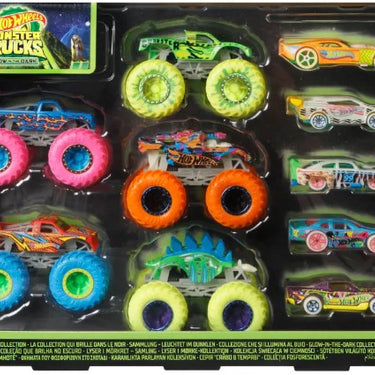 Hot Wheels Monster Trucks Glow in the Dark Multipack