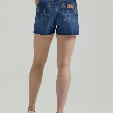 Wrangler Women's Retro High Rise Bailey Shorts (Indigo) Size 27A