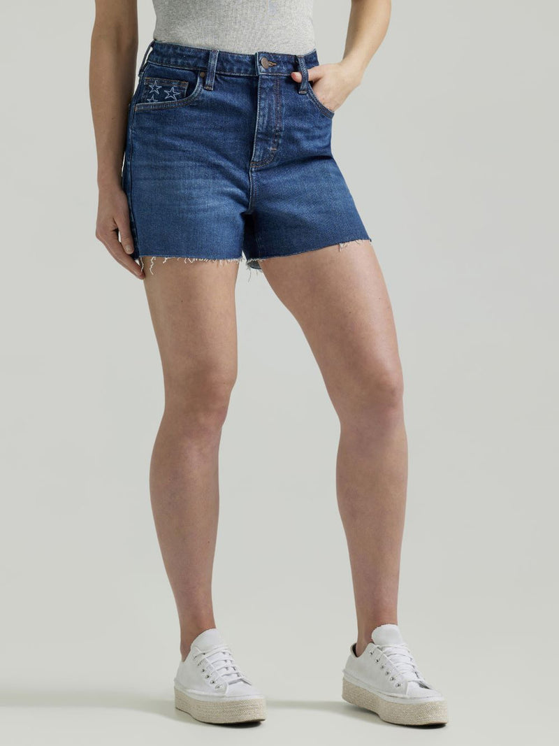 Load image into Gallery viewer, Wrangler Womens 32A Retro High Rise Bailey Shorts
